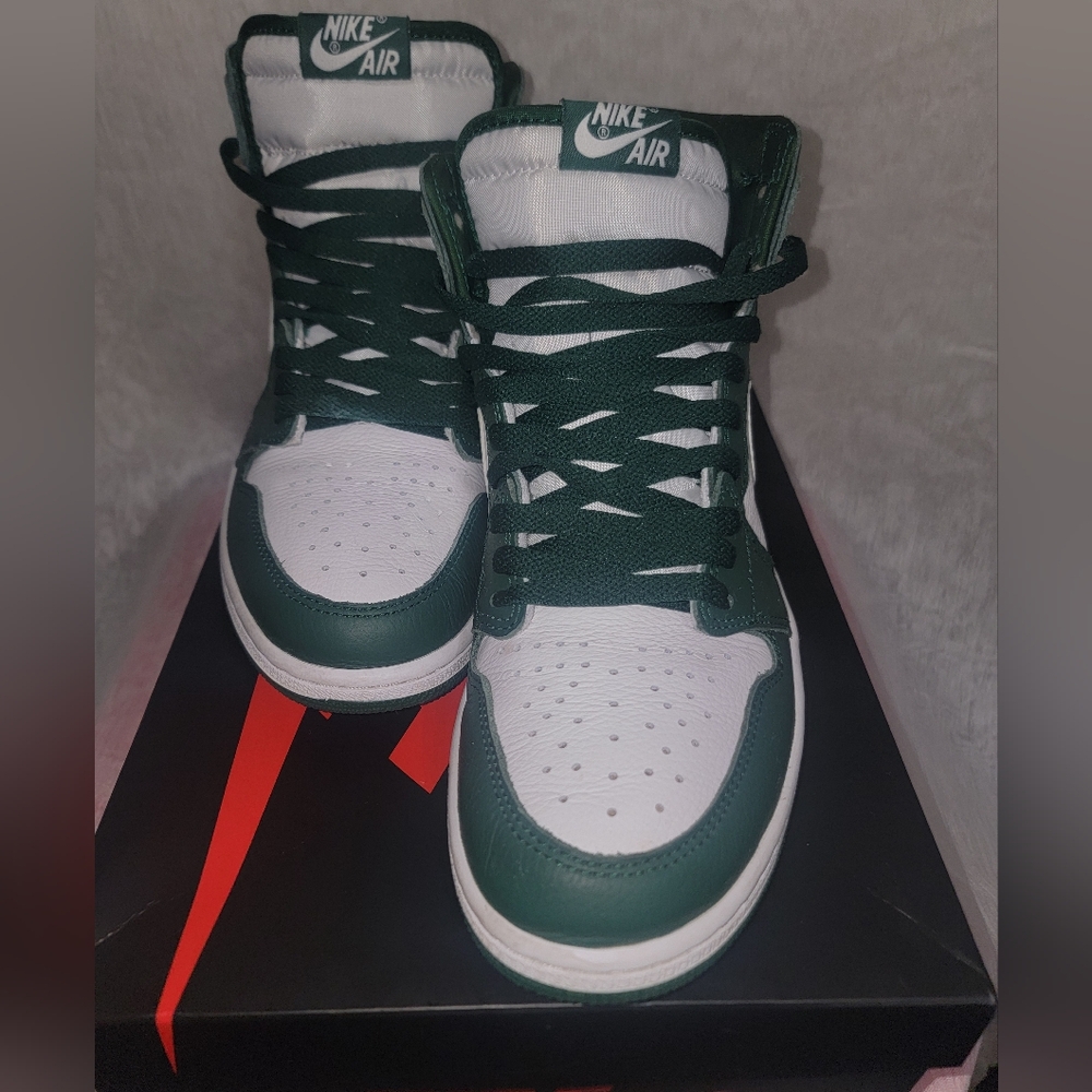 Nike Air Forest Green and White High-Tops